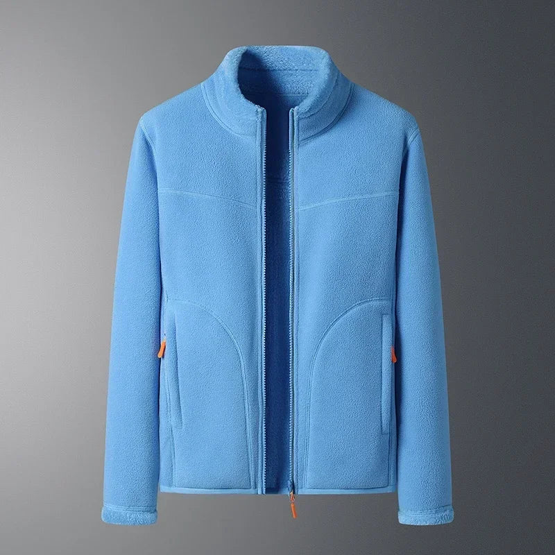Valentina | Long Sleeve Zip Pocket Fleece Jacket
