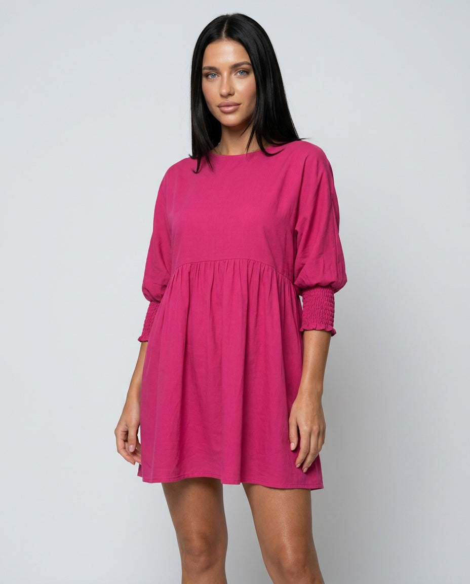 Lola | Relaxed Fit Short Sleeve Mini Dress