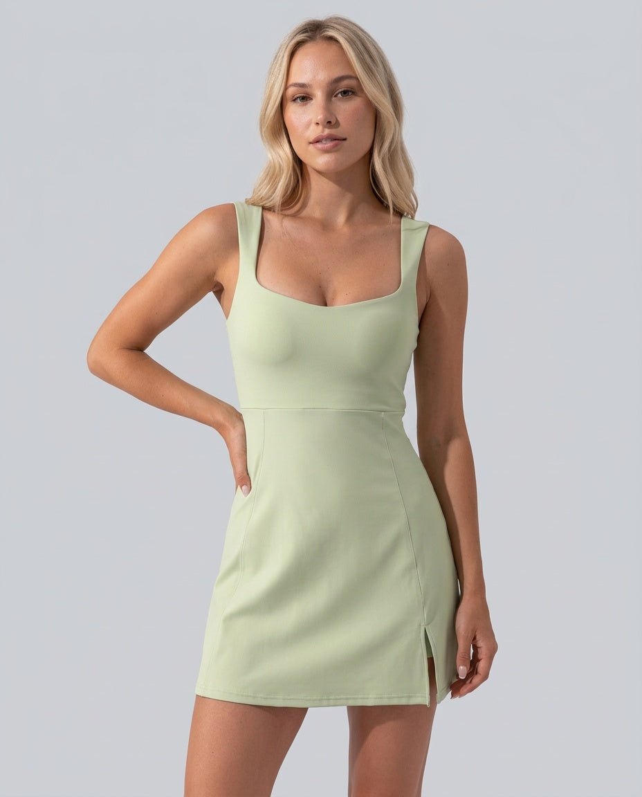 Opal | Sleeveless Shaping Mini Dress with Built-In Support