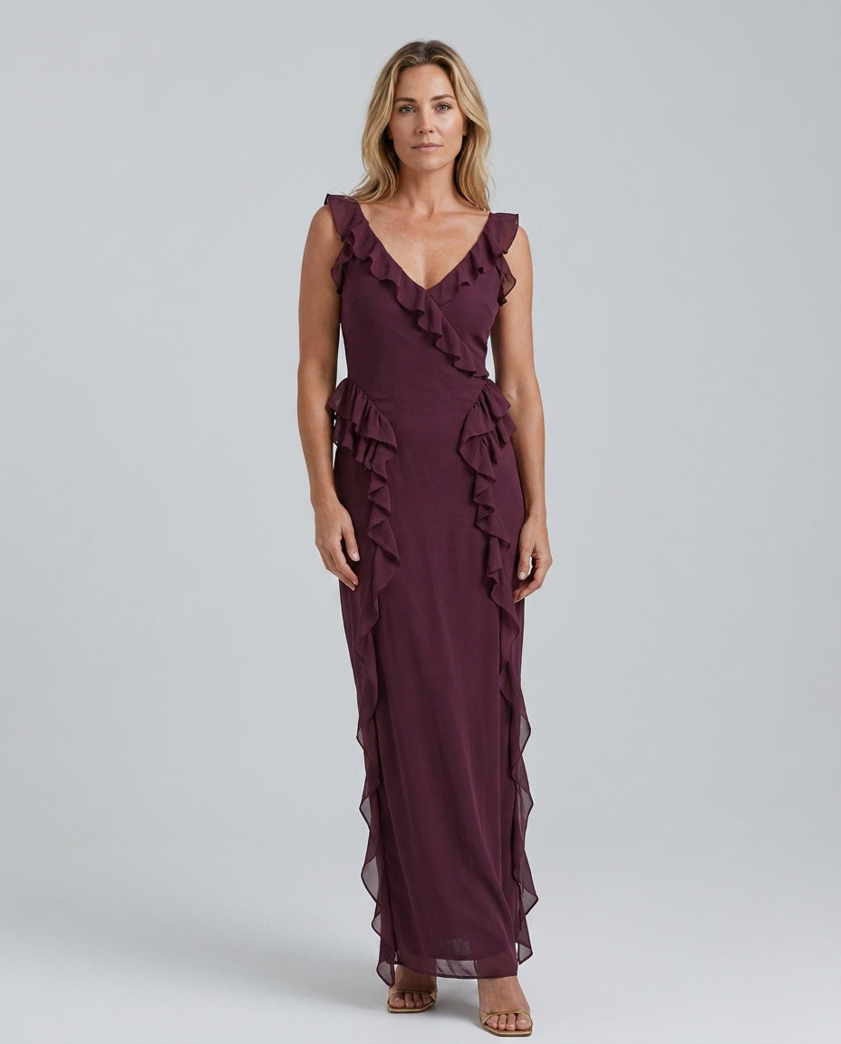 Clara | Flowy Formal Midi Dress