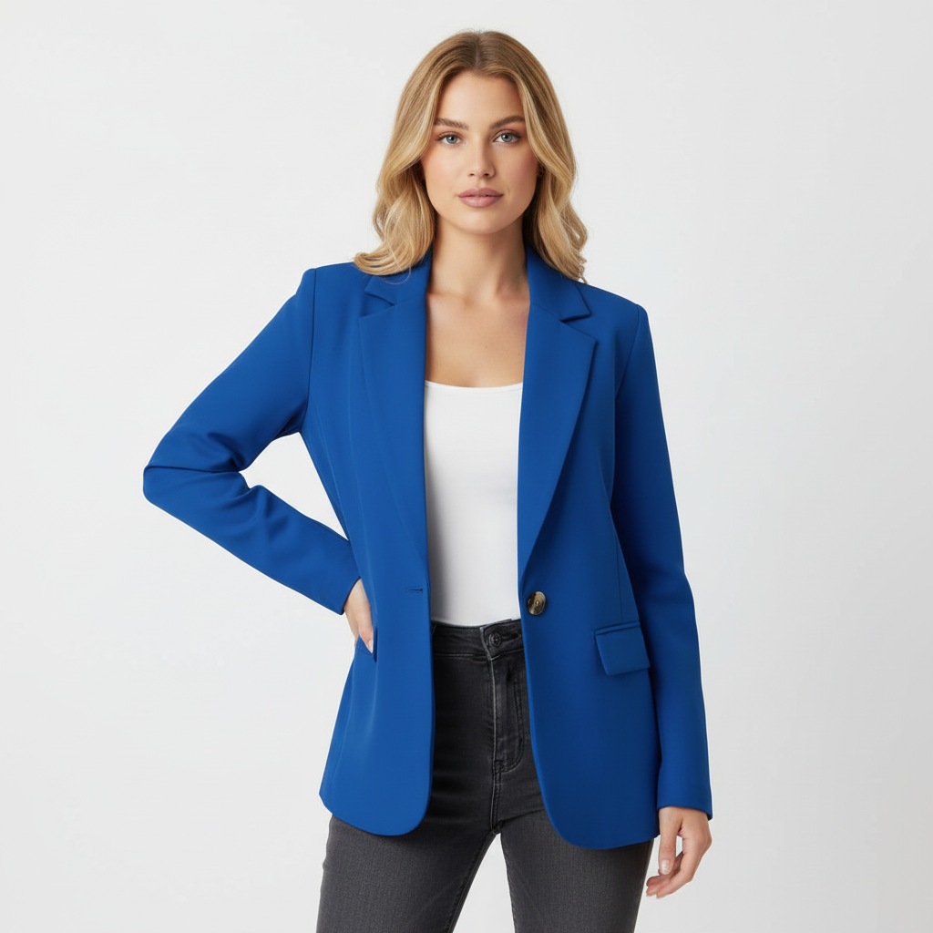 Aurelia | Single Button Work Blazer Jacket