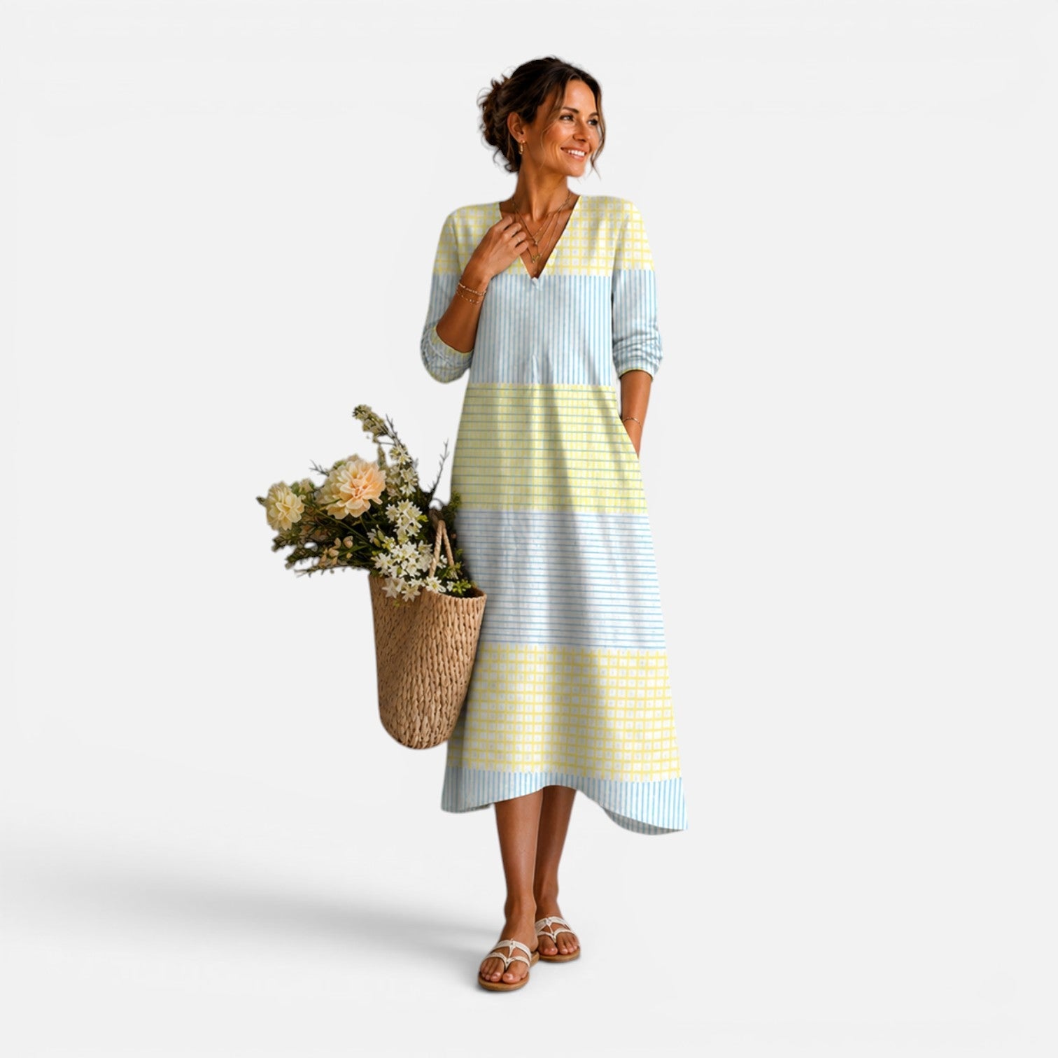 Selena | Breathable Lightweight Midi Dress