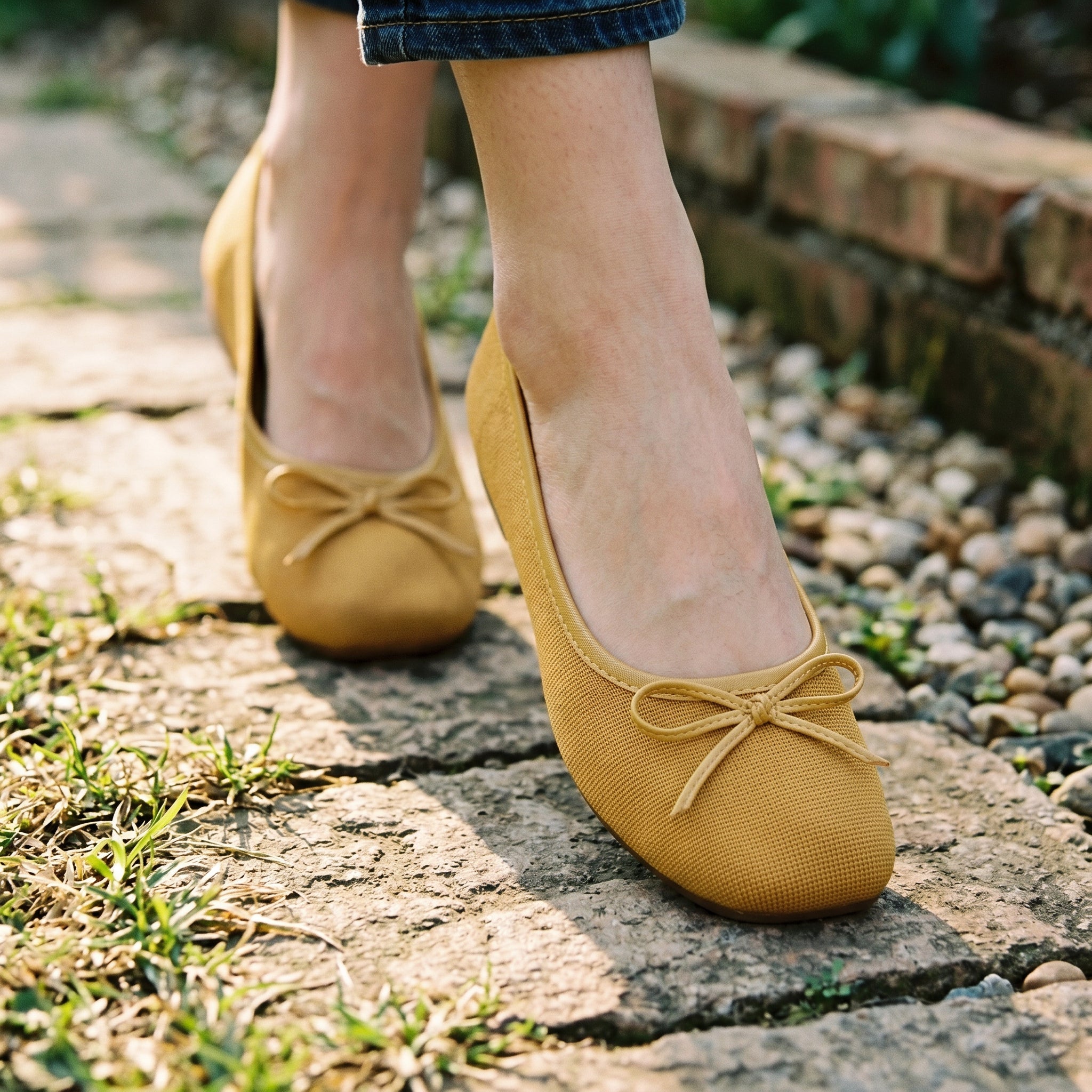 Pippa | Breathable Slip-On Ballet Flats