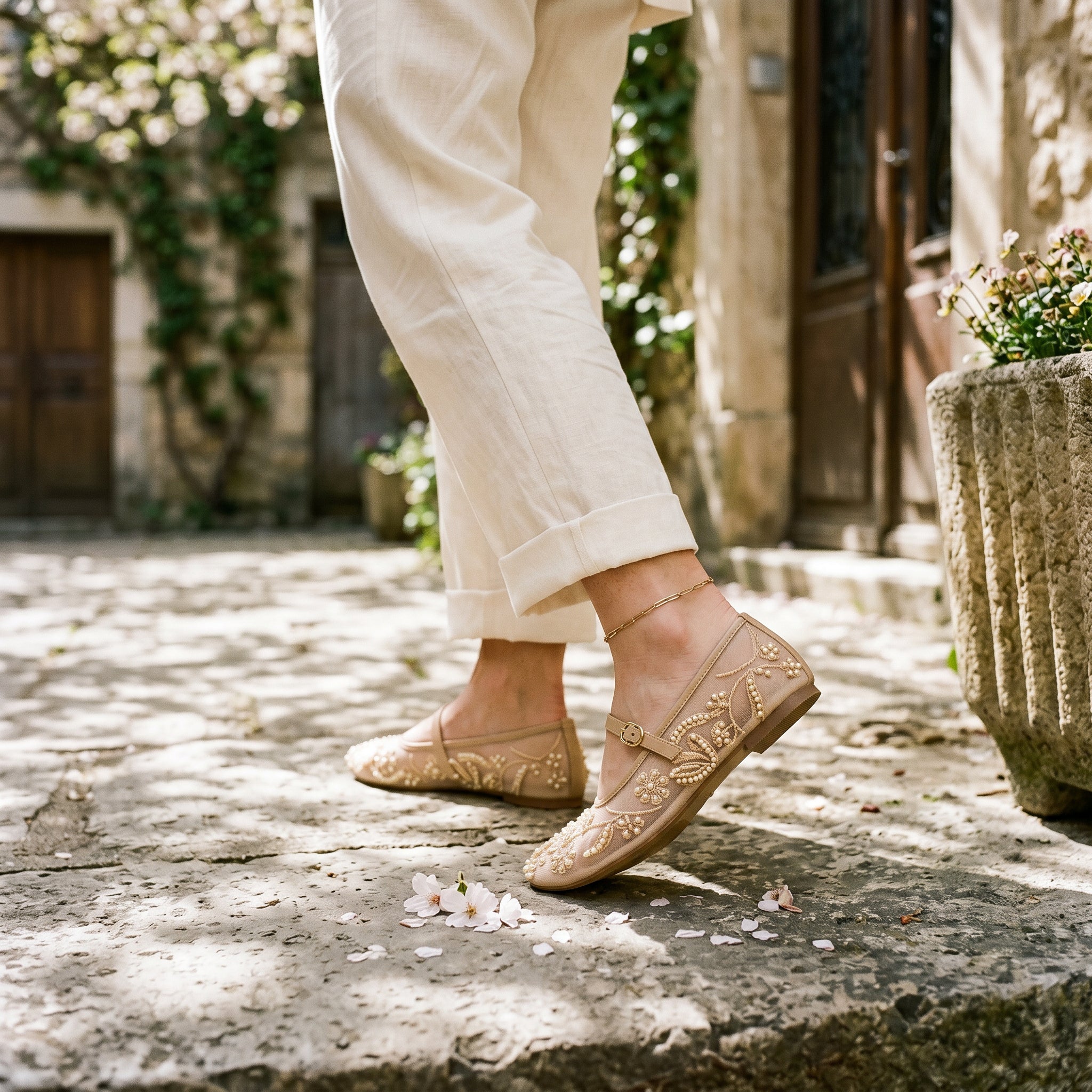 Talia | Breathable Slip-On Ballet Flats