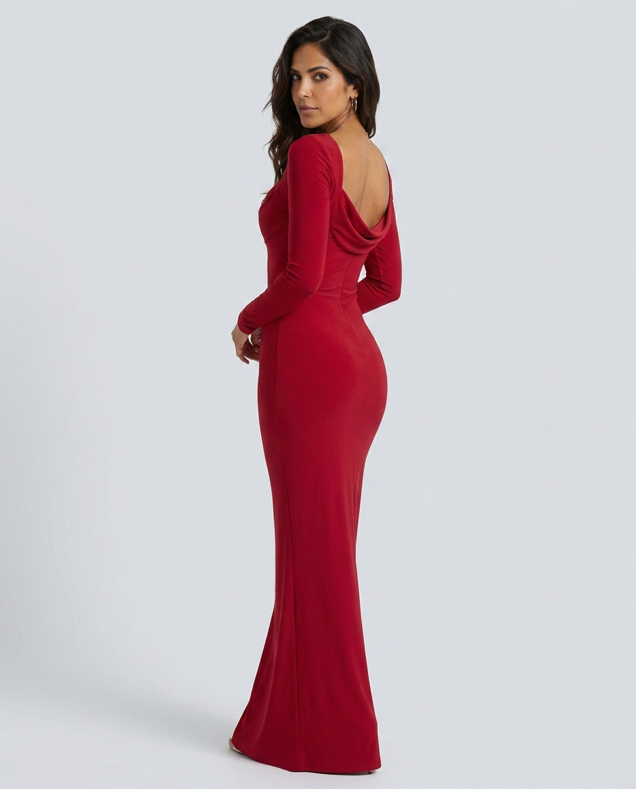 Cleo | Cowl Neck Sleeveless Maxi Dress