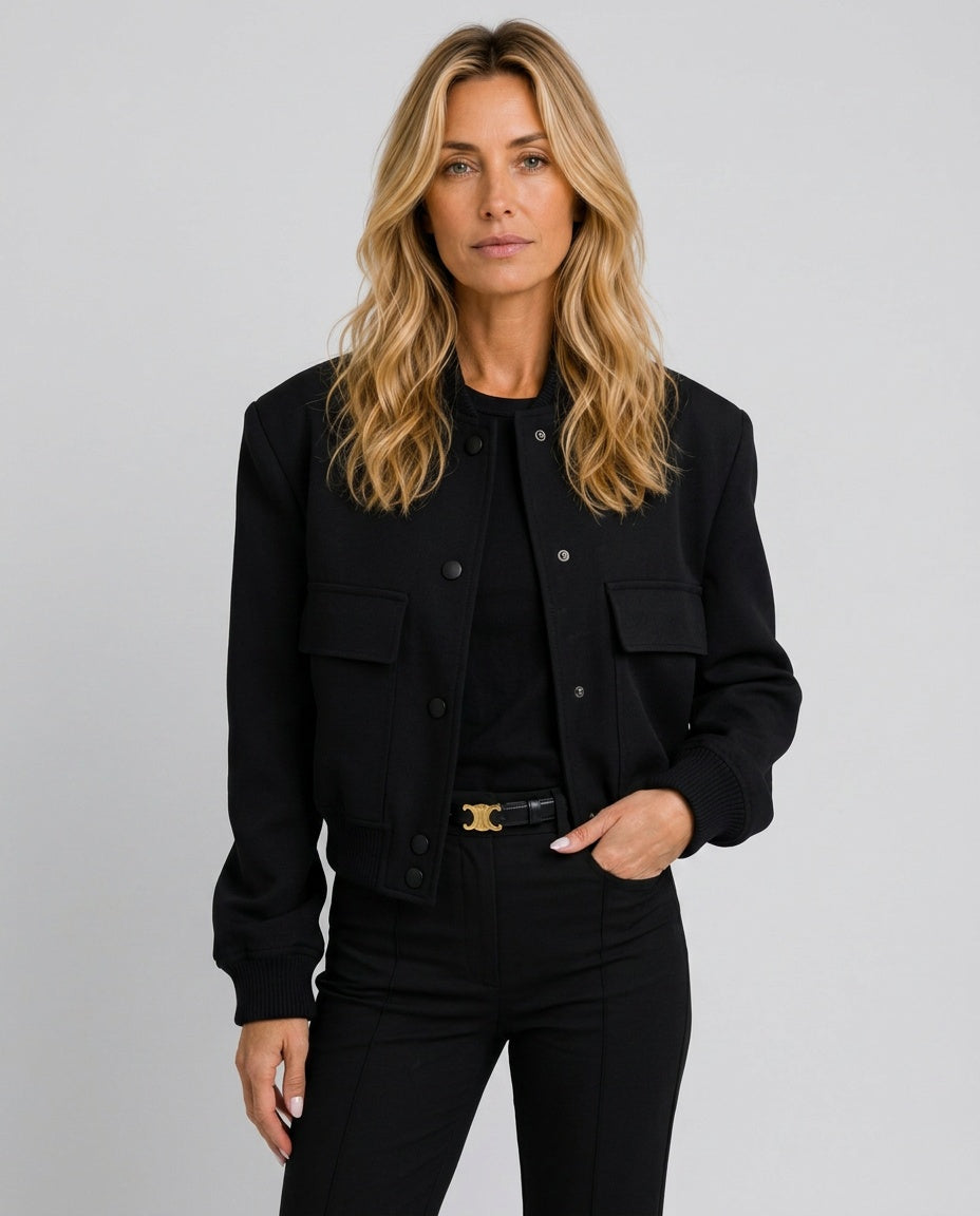 Jimena | Zip Front Long Sleeve Jacket