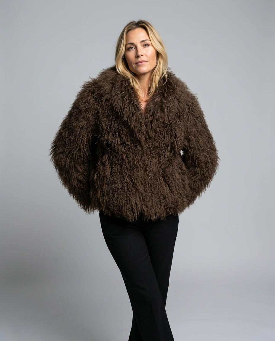 Alma | Oversized Teddy Faux Fur Coat