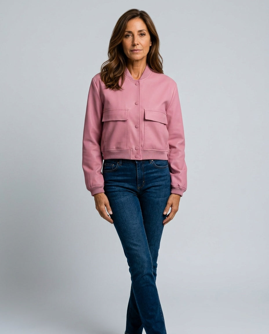 Jimena | Zip Front Long Sleeve Jacket
