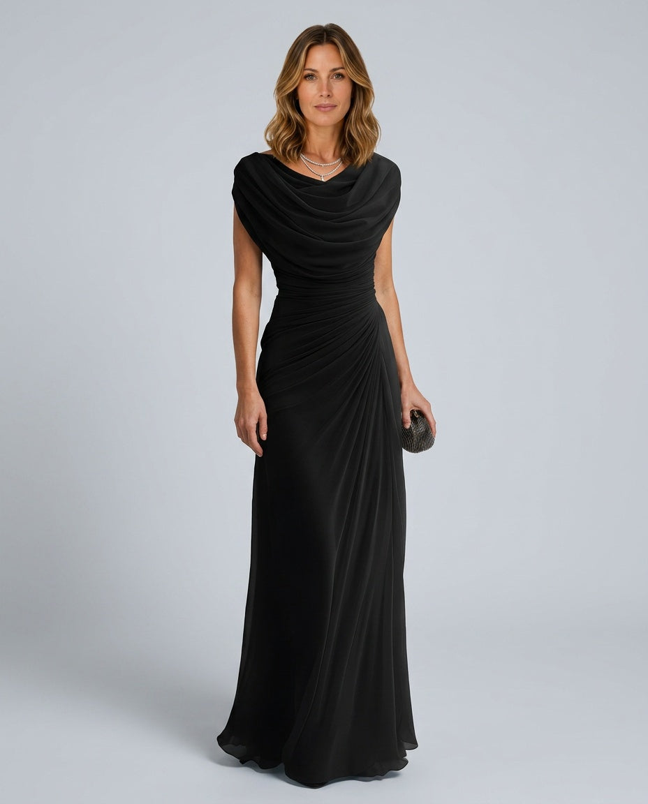 Billie | Draped Maxi Dress
