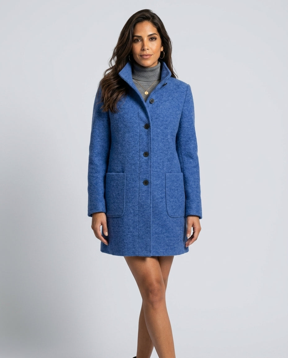 Marlowe | Mid-Length Tailored Wool-Blend Coat