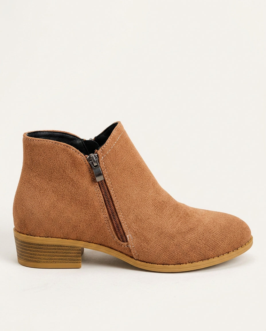 Mariana | Cushioned Footbed Zip Ankle Boots