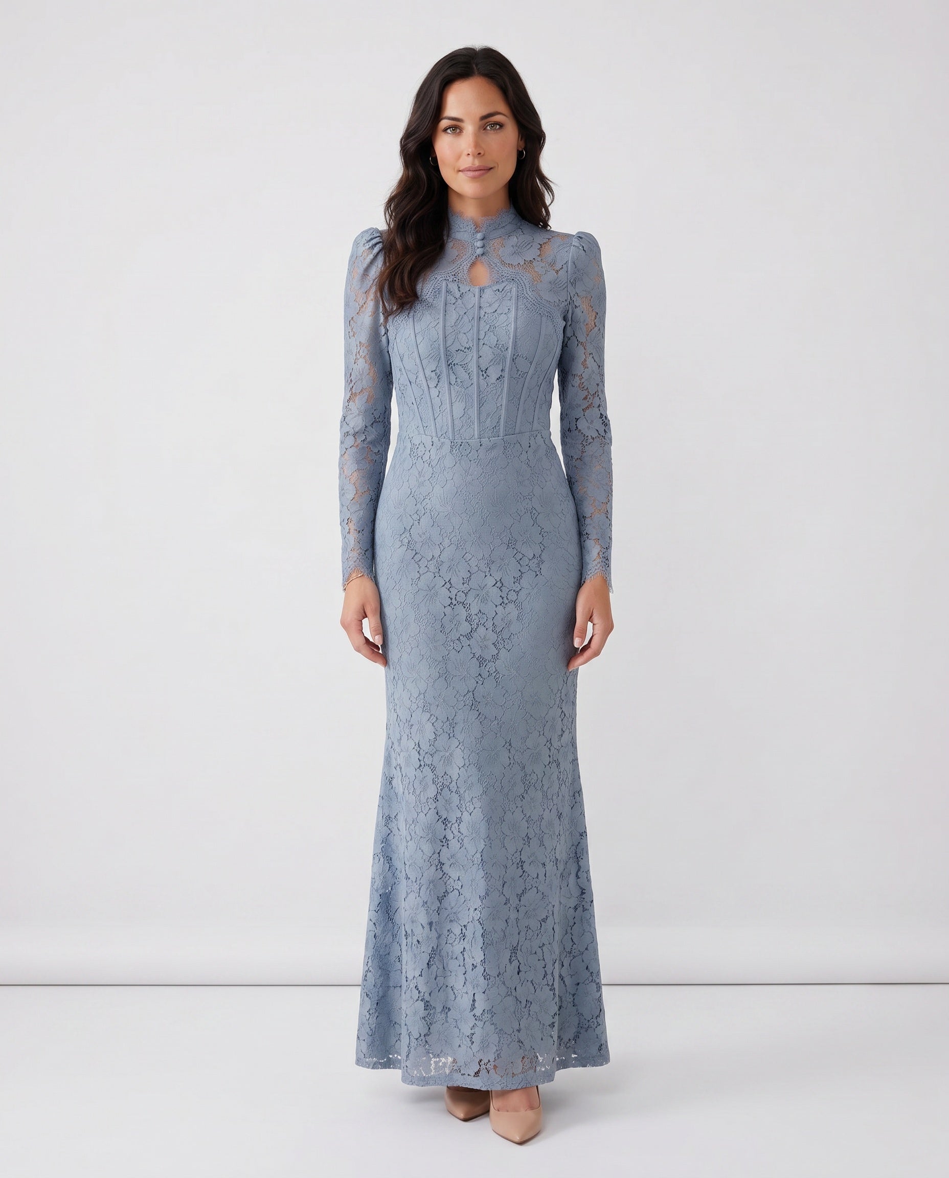 Kaia | Lace Mermaid Maxi Dress