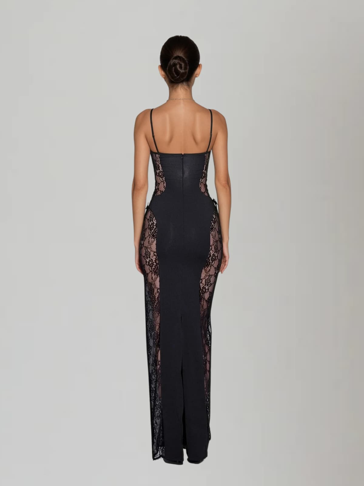 Wren | Spaghetti Strap Lace Maxi Dress