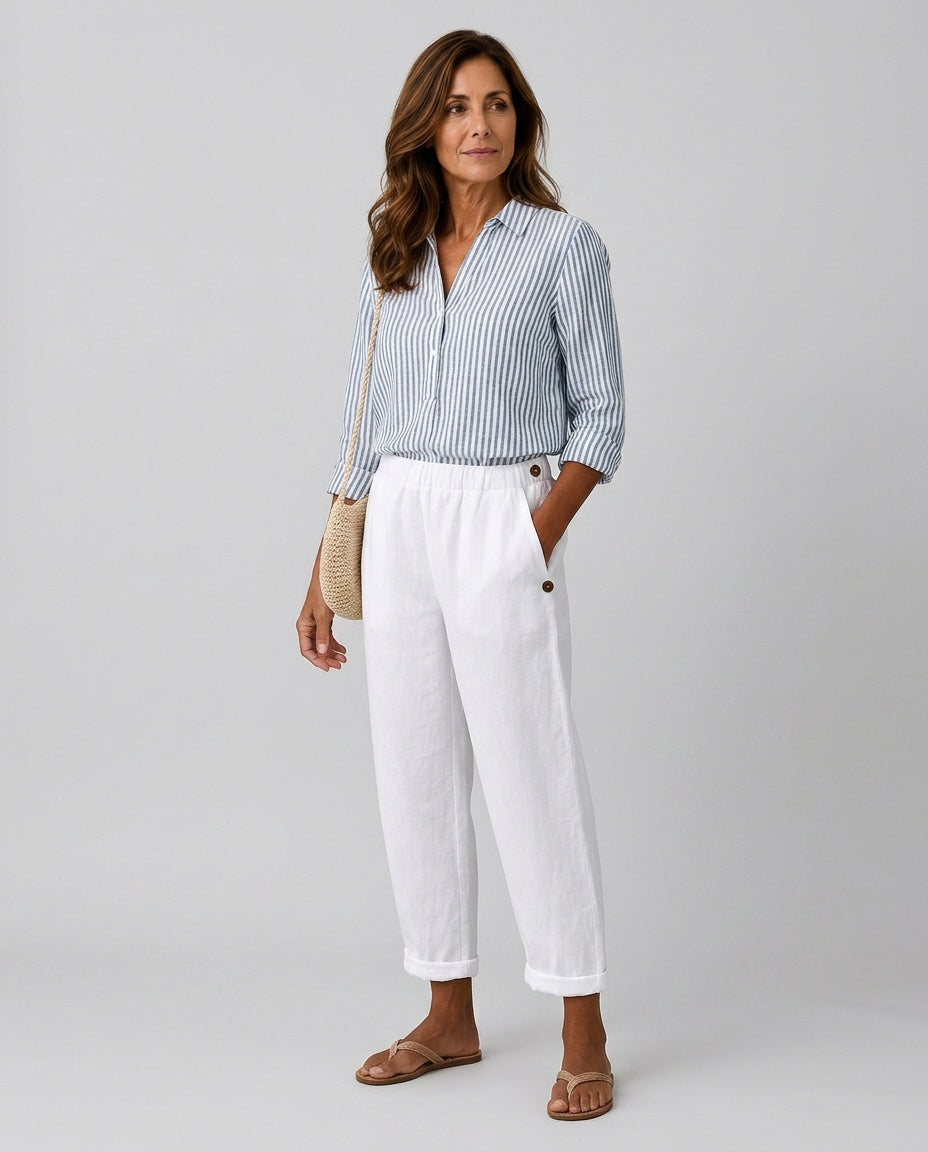 Liv | Relaxed Wide-Leg Pocket Trousers
