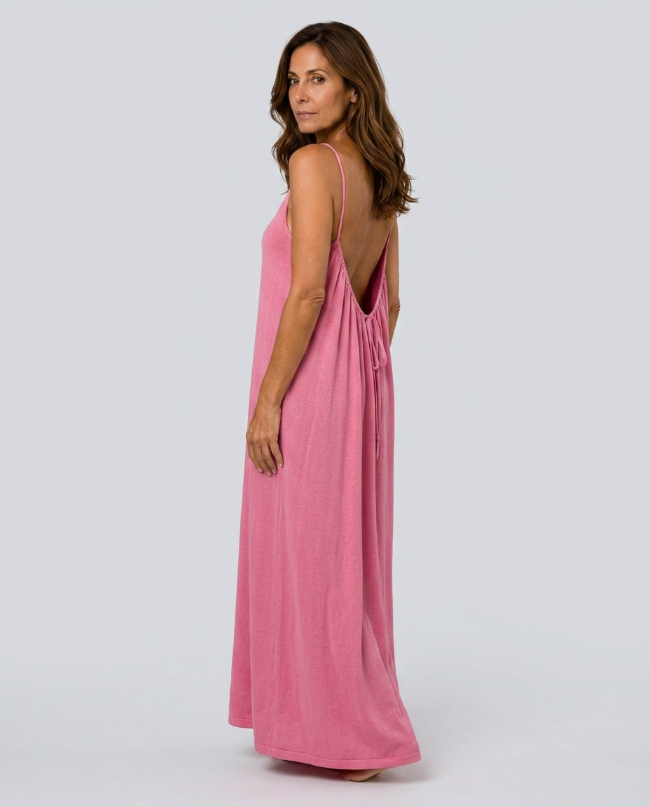 Grace | Relaxed Draped Knit Midi Dress