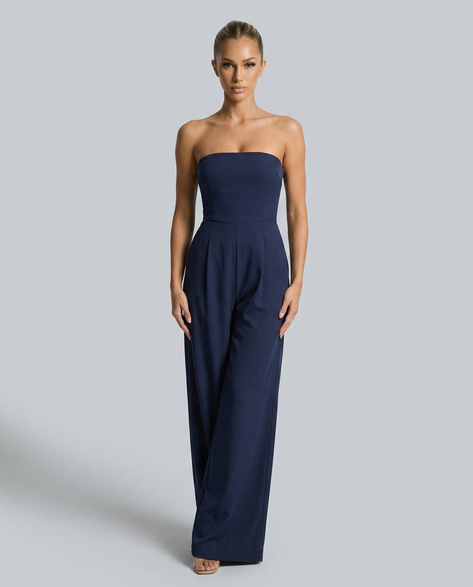 Mariana | Strapless Straight Leg Jumpsuit