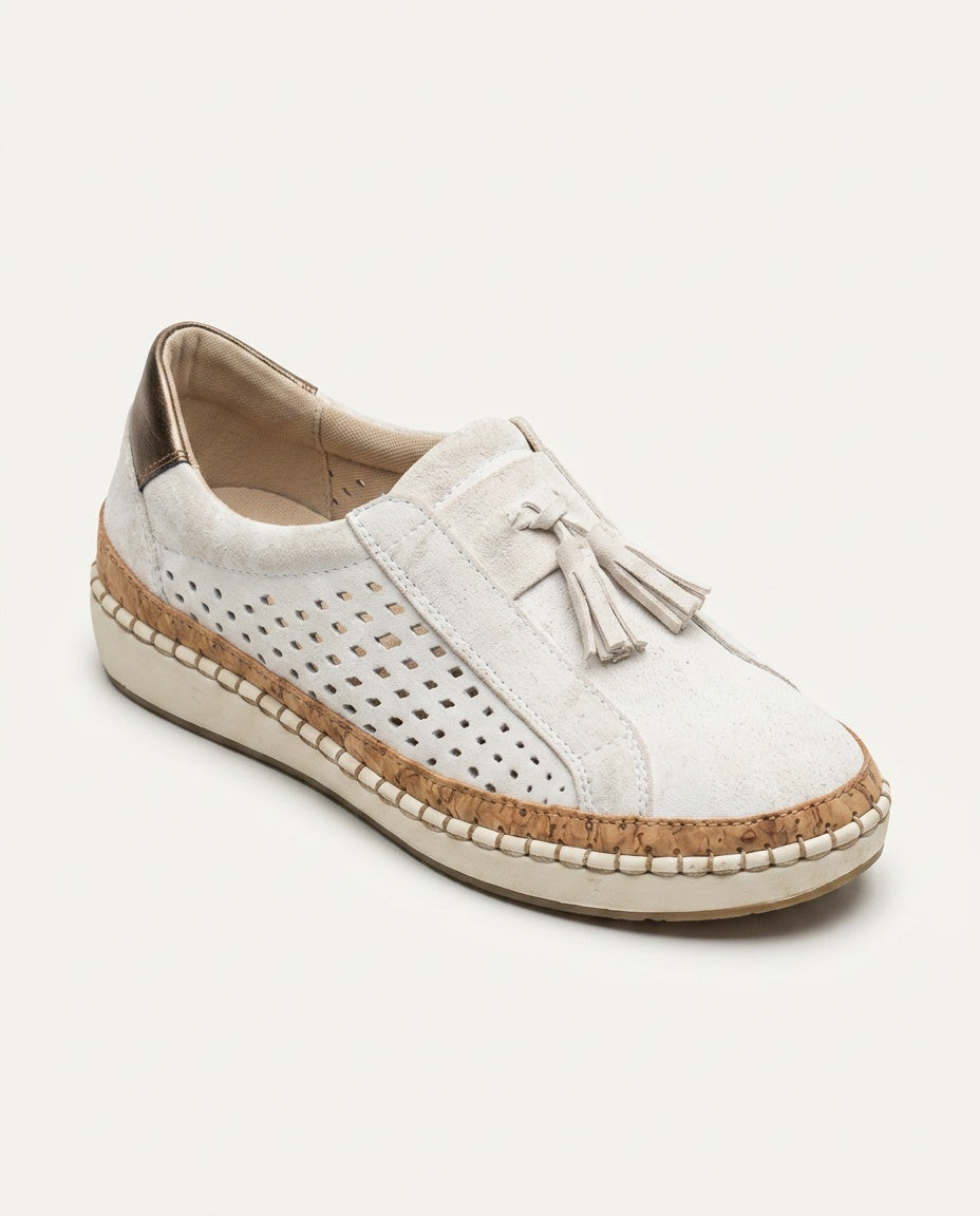 Leticia | Knit Cushioned Sole Slip-On Shoes