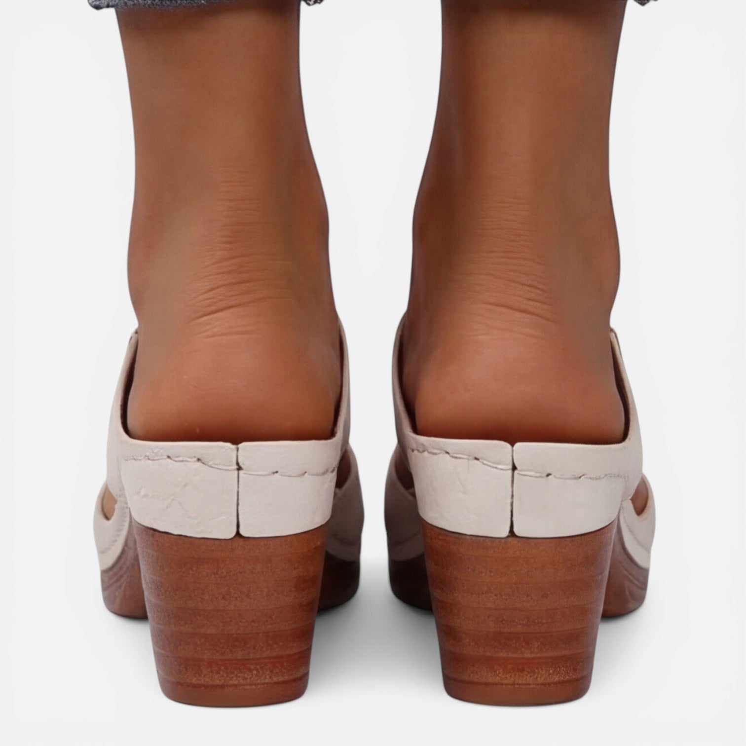 Maeve | Open Toe Block Heel Leather Sandals