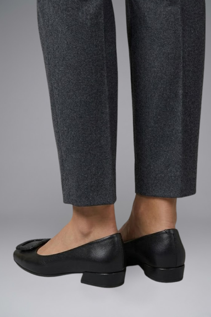 Stella | Leather-Look Cushioned Ballerina Flats