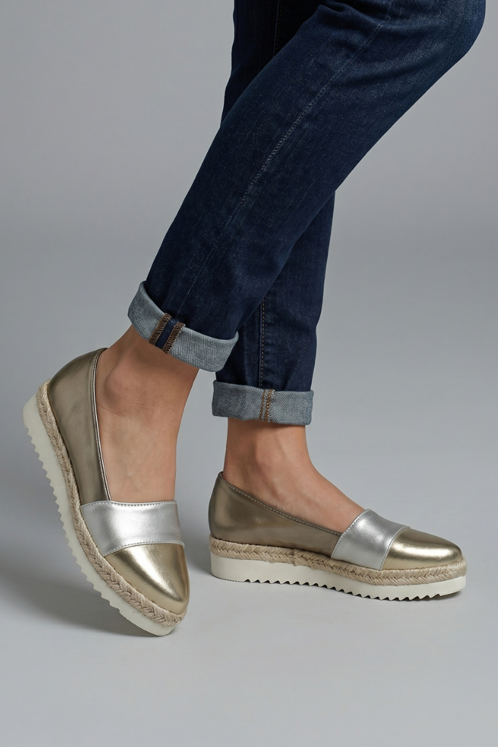 Delphine | Slip-On Cushioned Wedge Shoes