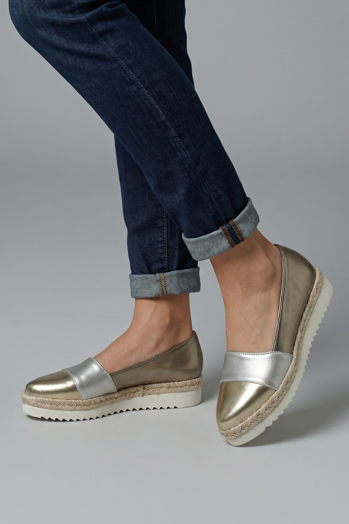 Delphine | Slip-On Cushioned Wedge Shoes