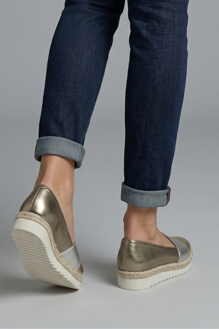 Delphine | Slip-On Cushioned Wedge Shoes