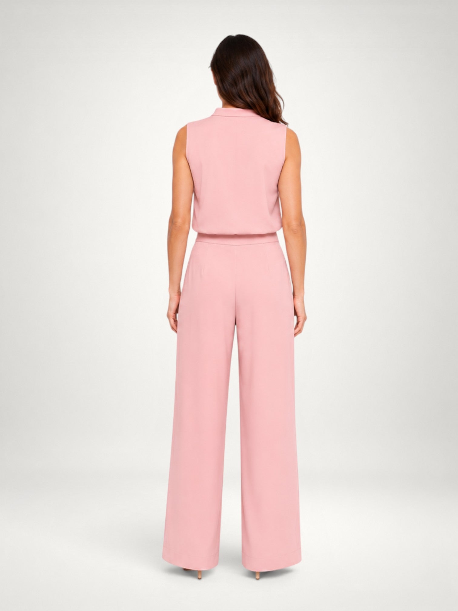 Greta | Sleeveless Wide-Leg Two-Piece Co-Ord Set