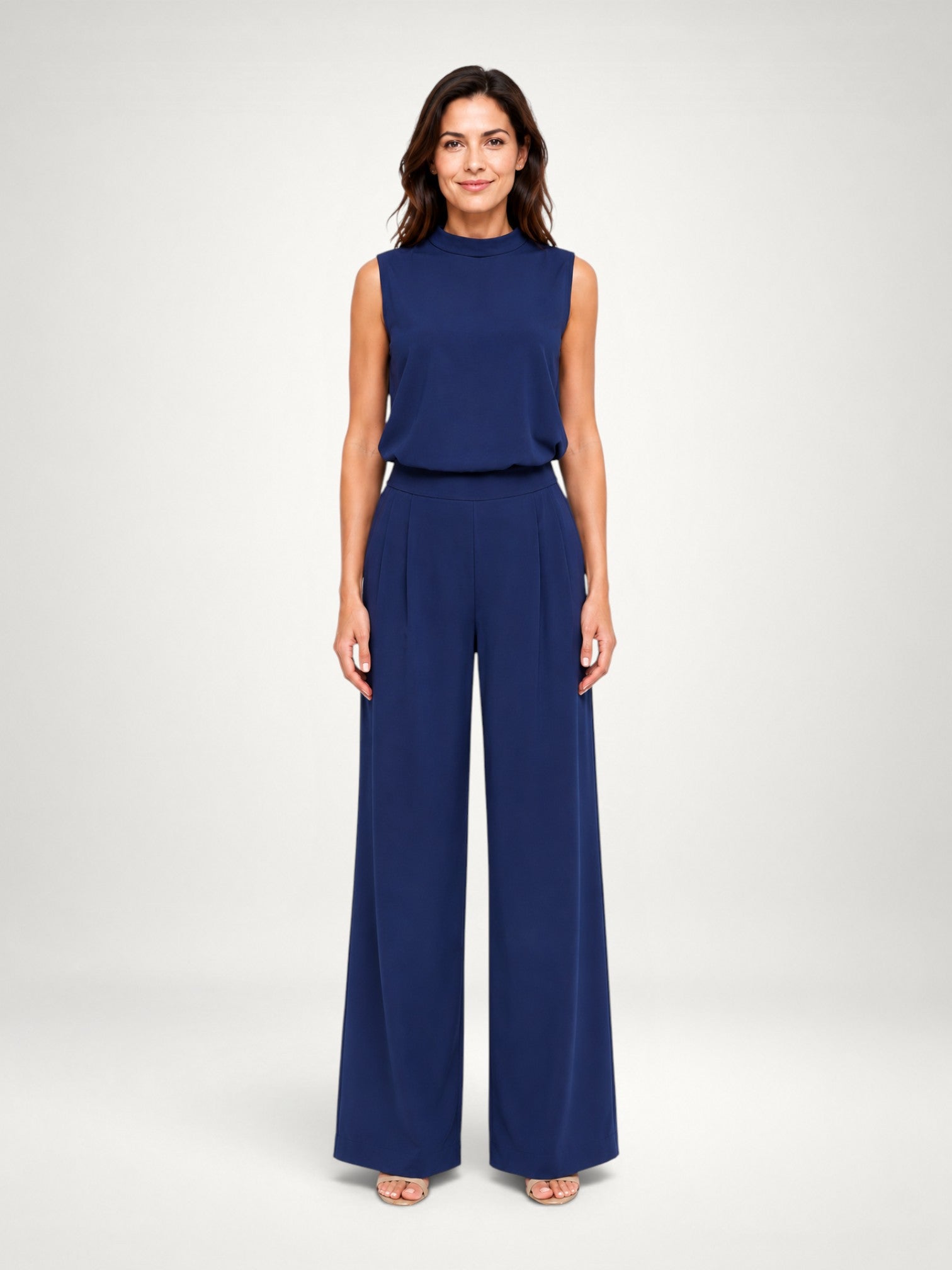 Greta | Sleeveless Wide-Leg Two-Piece Co-Ord Set