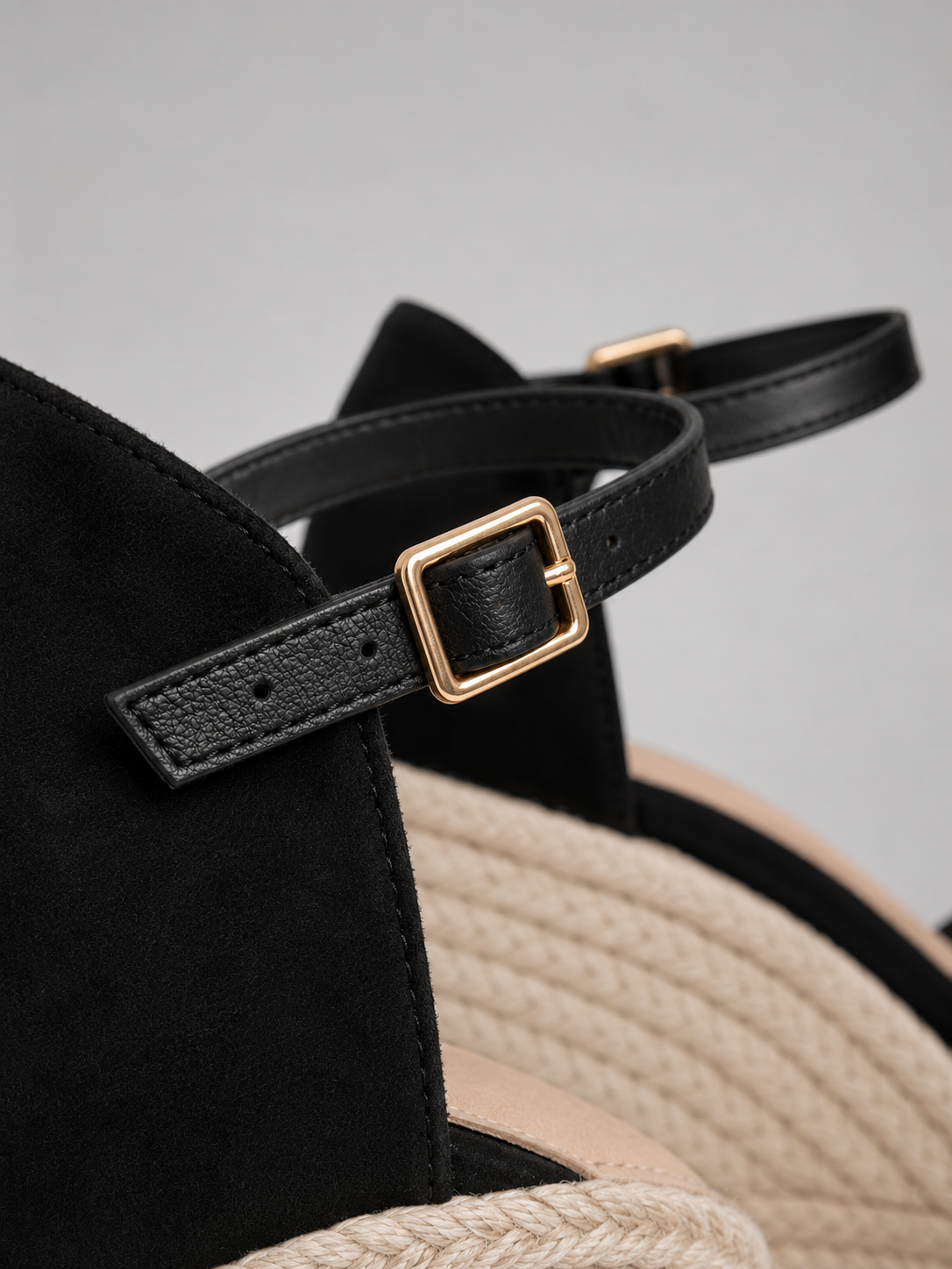 Valeria | Closed Toe Ankle Strap Wedge Sandals