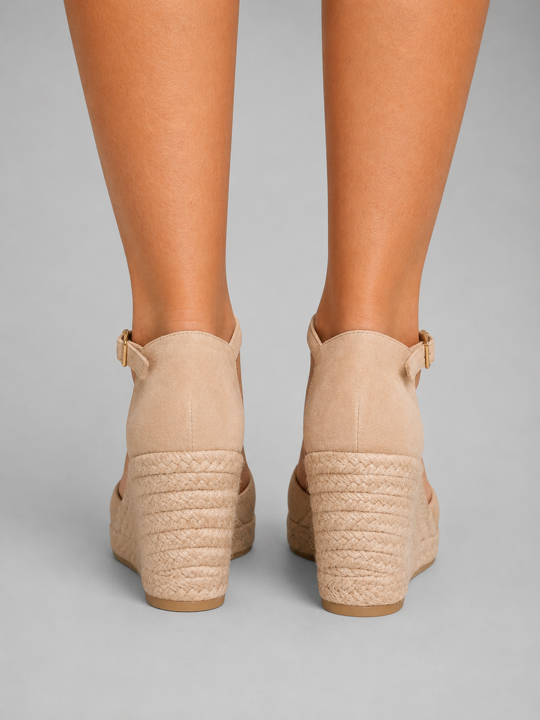 Valeria | Closed Toe Ankle Strap Wedge Sandals