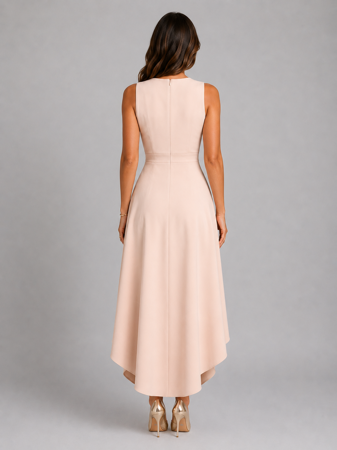 Amara | Sleeveless V-Neck Wrap Maxi Dress