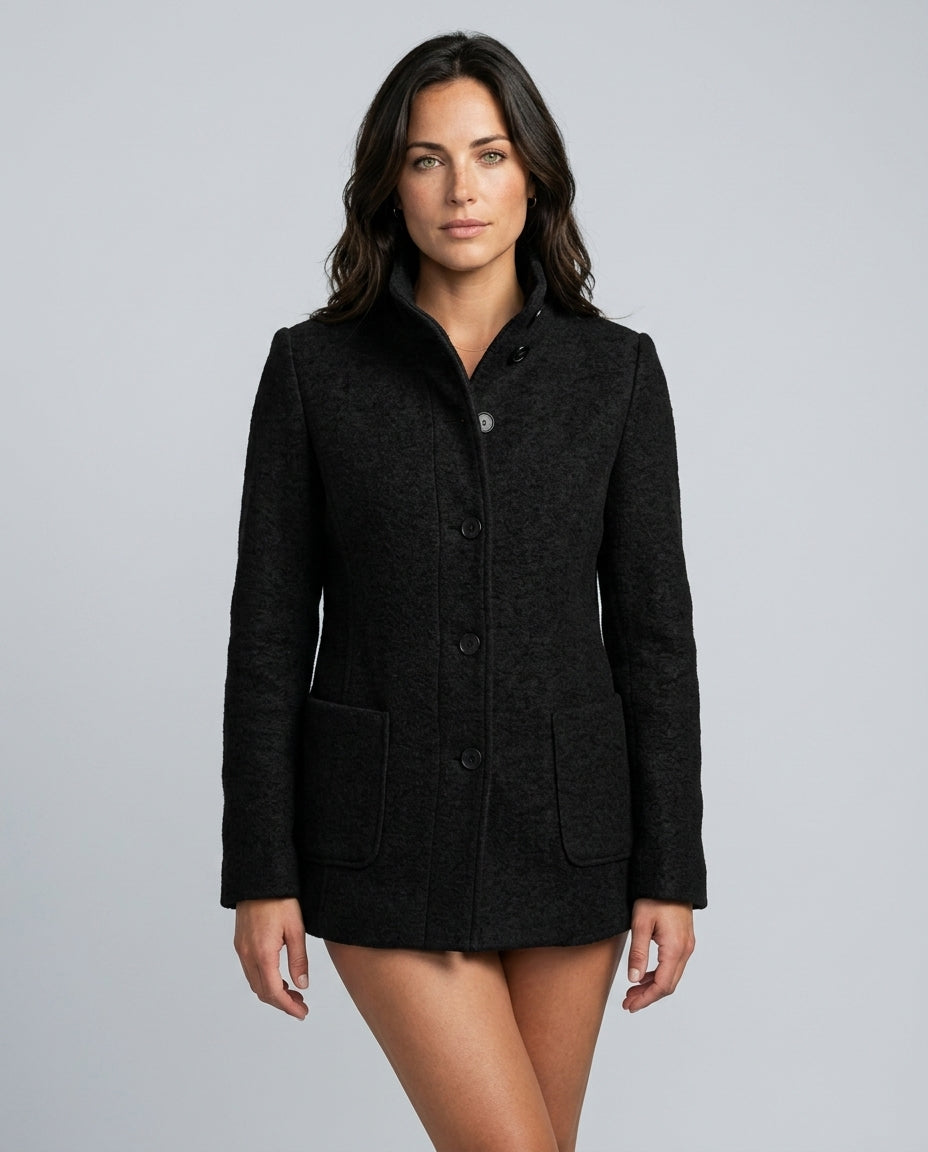 Marlowe | Mid-Length Tailored Wool-Blend Coat