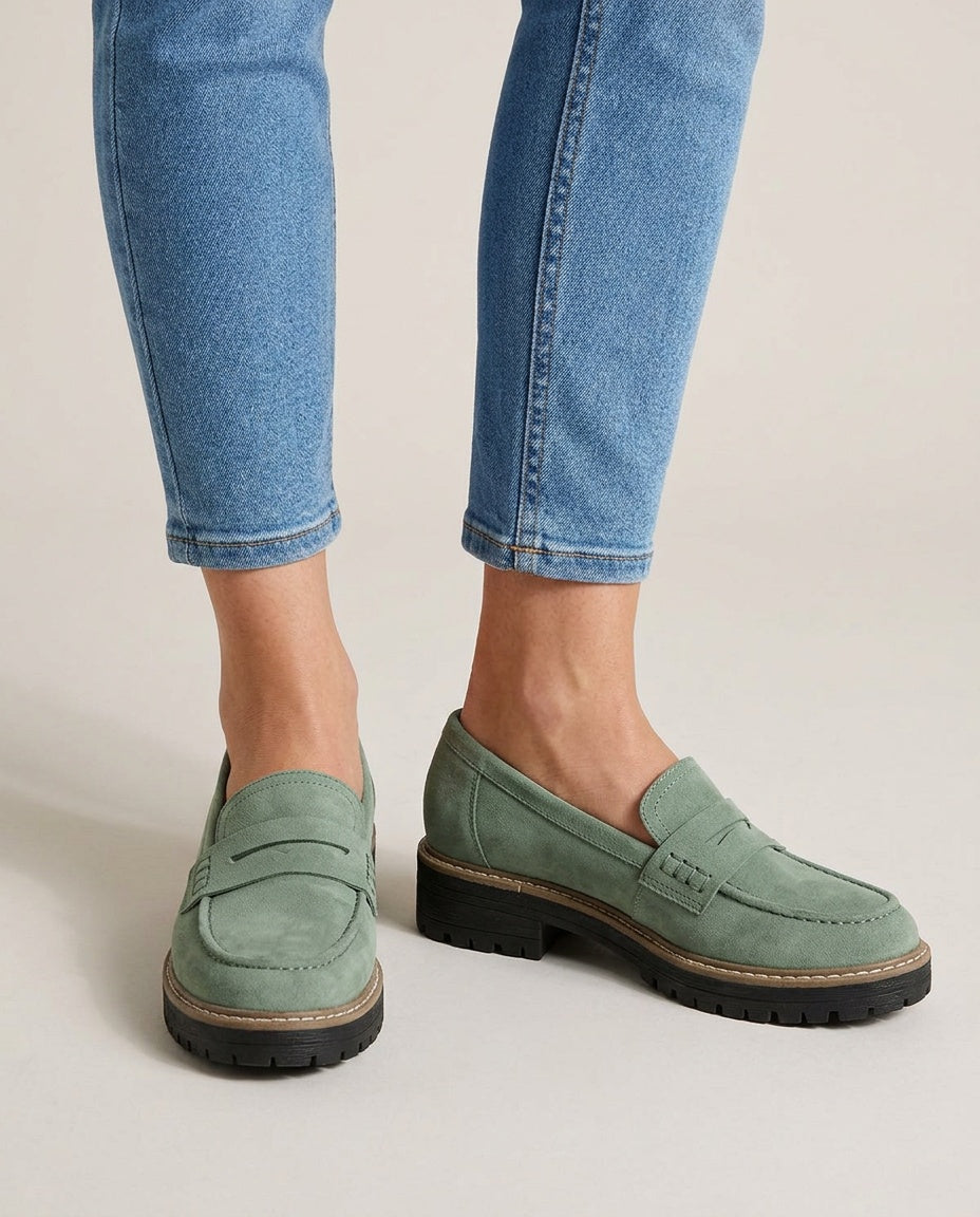Sabine | Chunky Lug Sole Loafers
