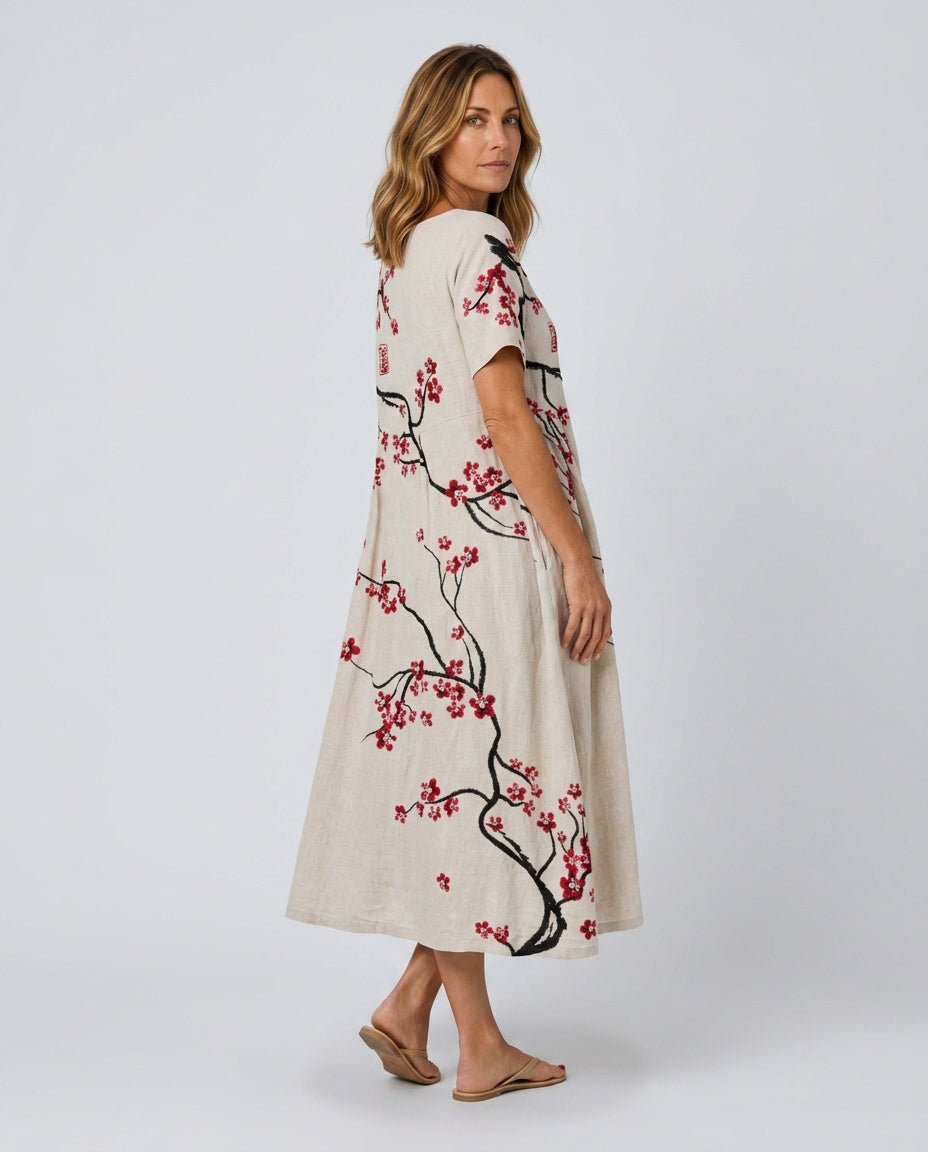 Josie | Bohemian Floral Lightweight Maxi Dress
