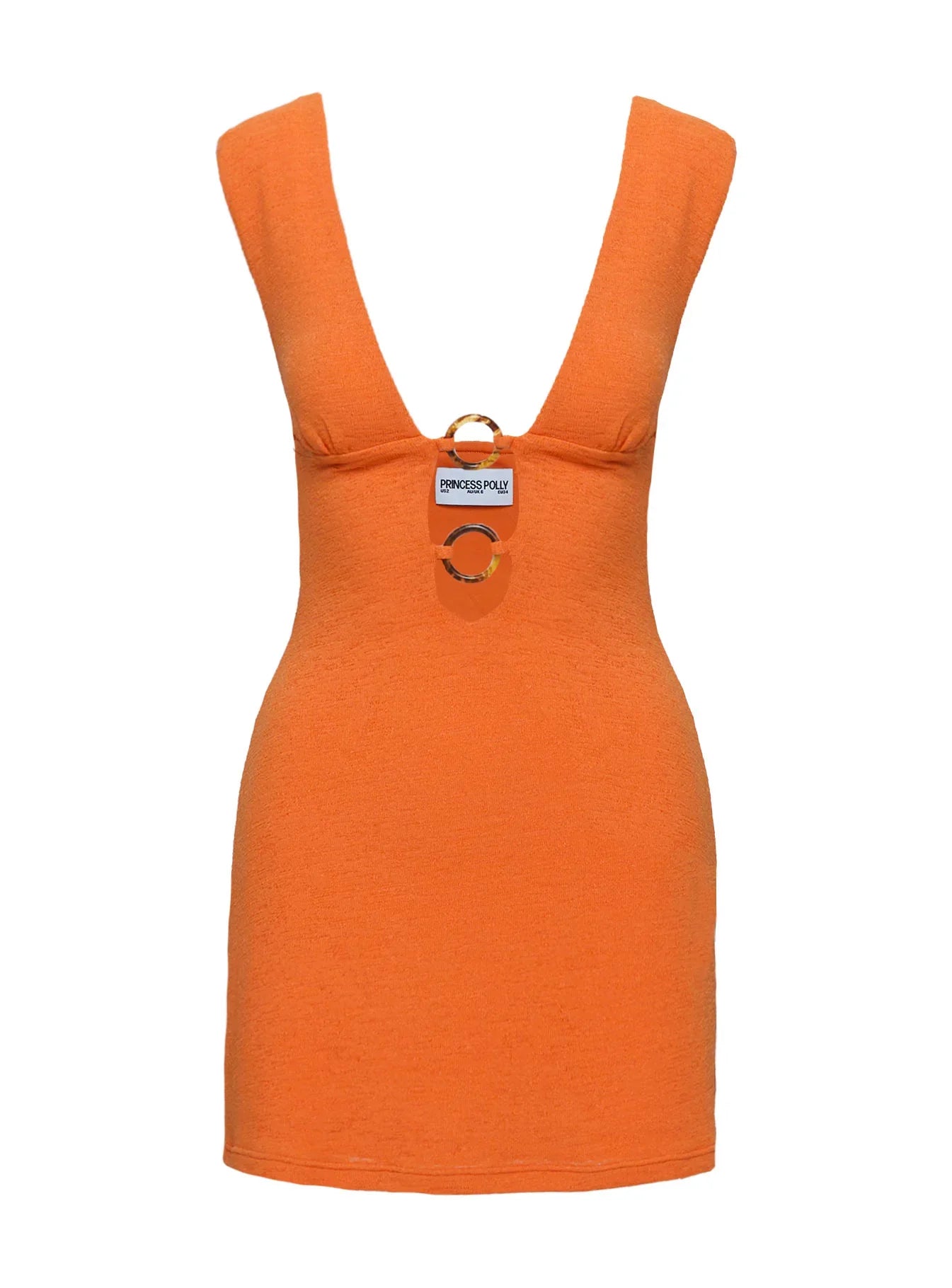 Giselle | Ruched Cut-Out Plunge Mini Dress