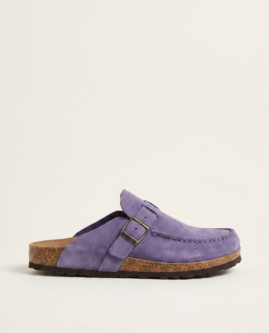 Sienna | Suede-Look Cushioned Footbed Clogs