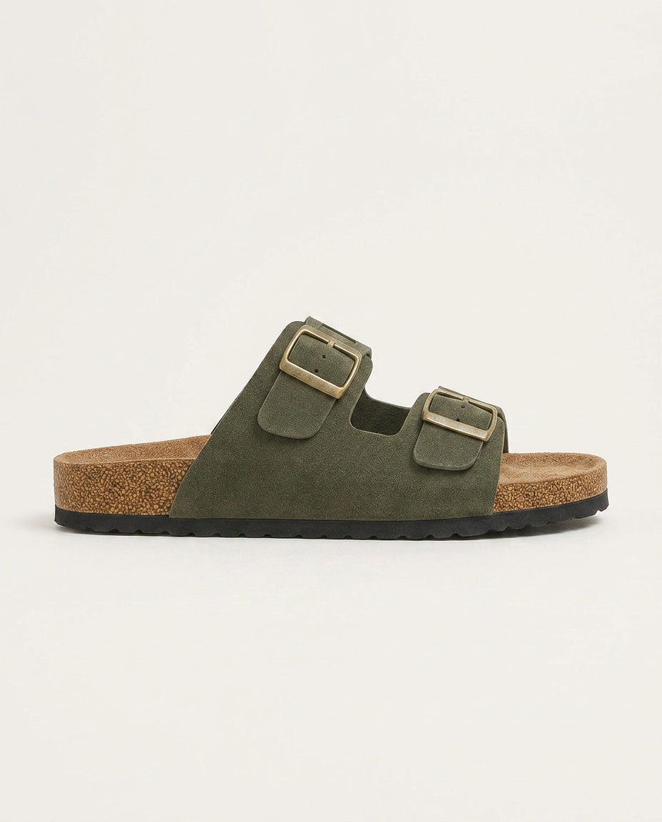 Yara | Buckle Strap Flat Sandals