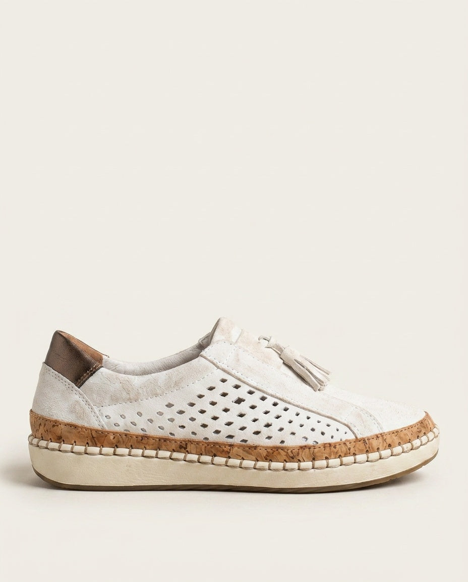 Leticia | Knit Cushioned Sole Slip-On Shoes