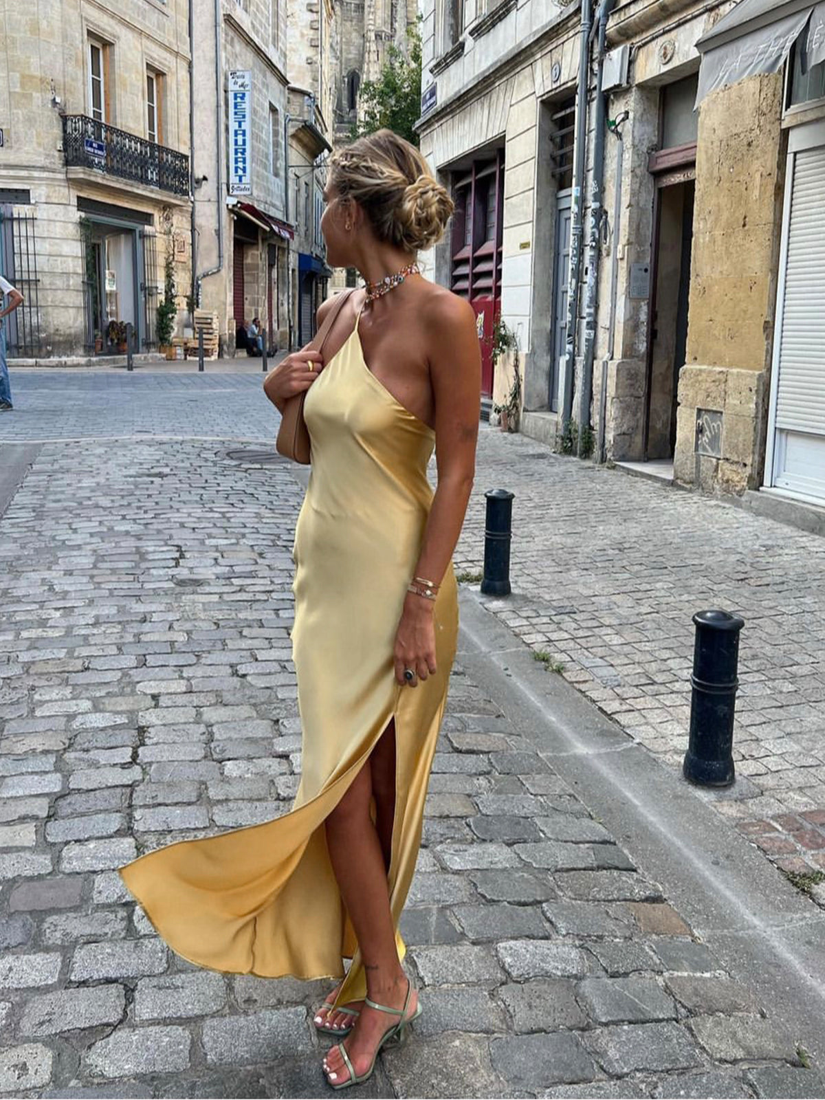 Lucia | Backless High Split Maxi Dress