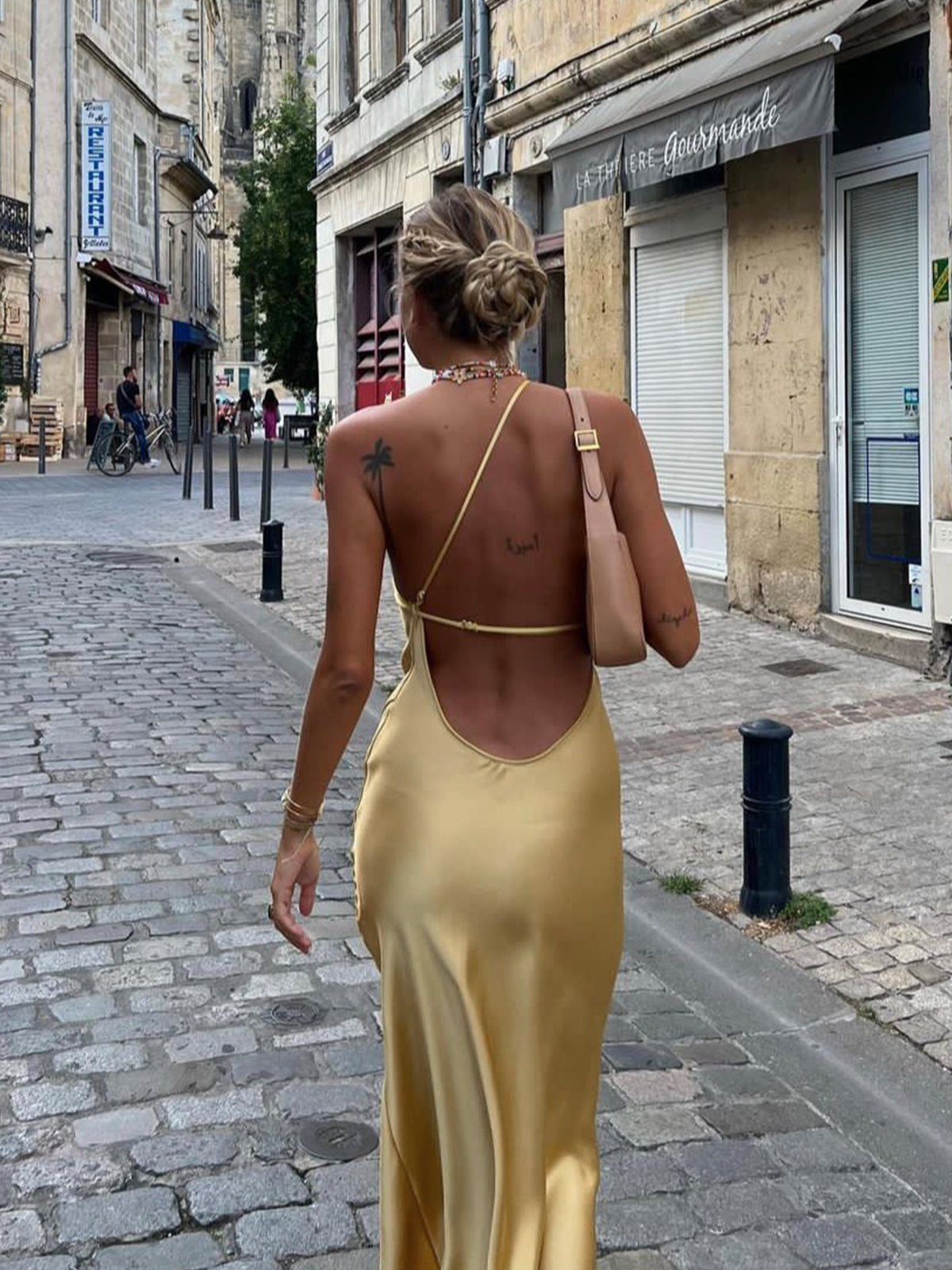 Lucia | Backless High Split Maxi Dress