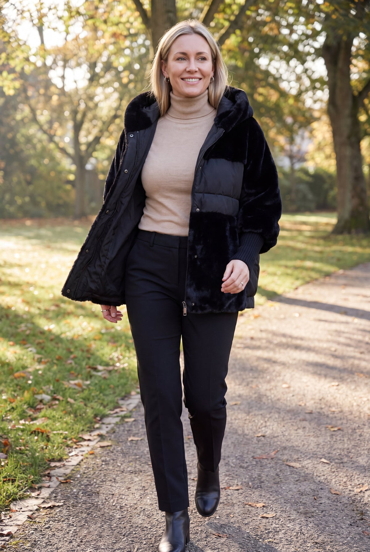 Orla | Tailored Mid-Length Hooded Coat