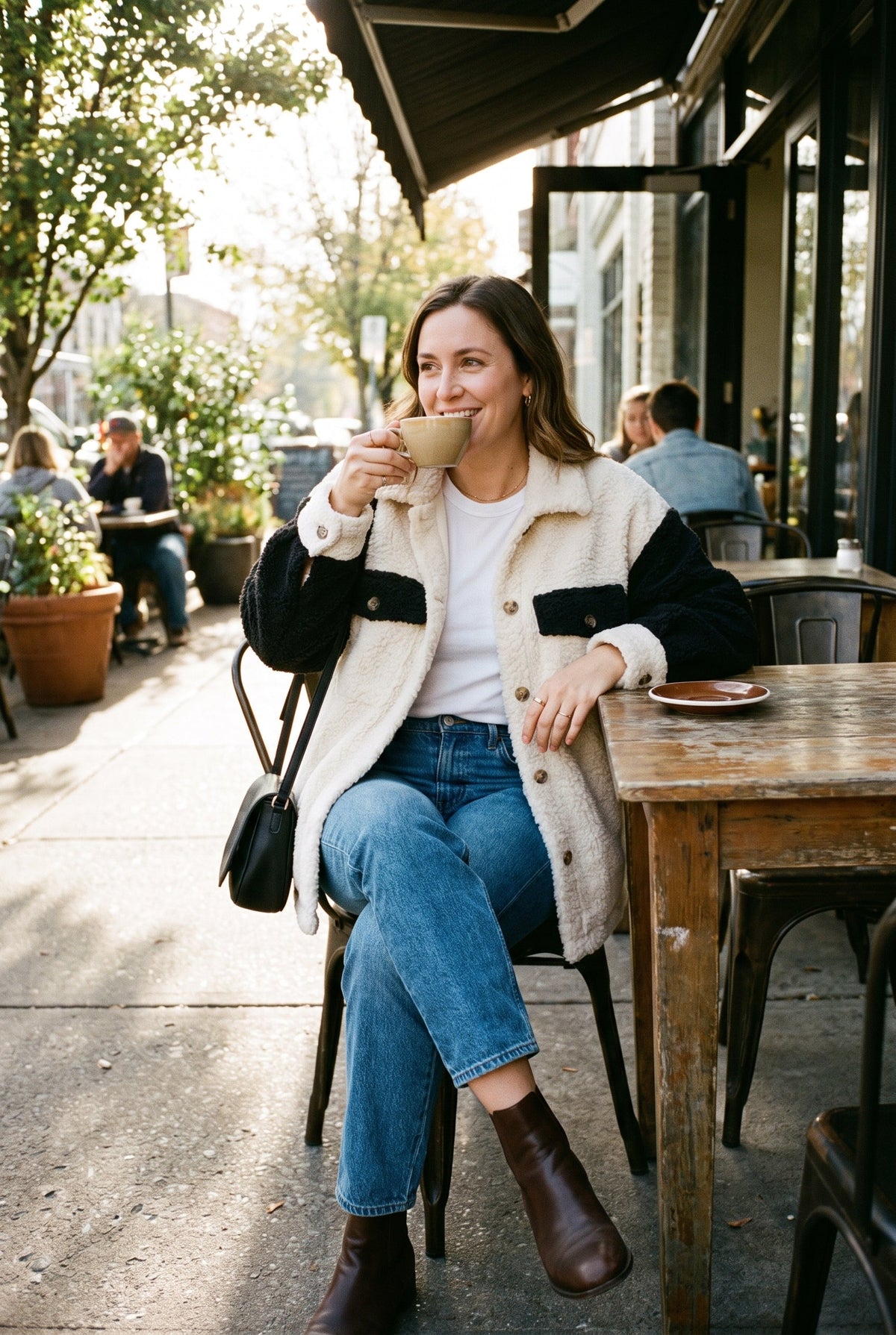Winnie | Relaxed Fit Sherpa Jacket