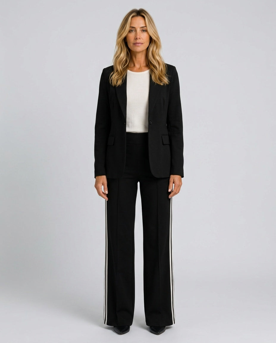 Marina | Striped Wide-Leg Trouser & Blazer Co-ord Set