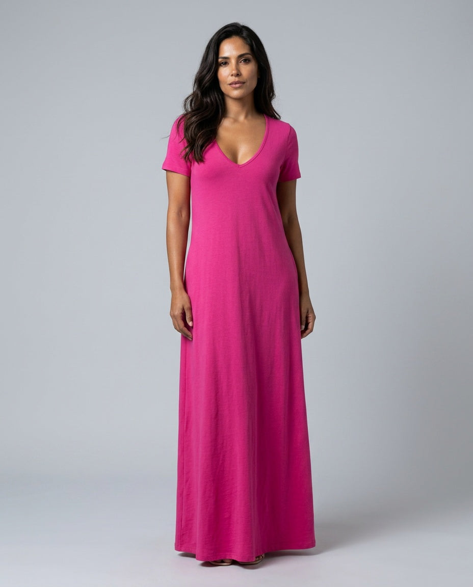 Cora | Relaxed Cotton-Blend Lounge Dress