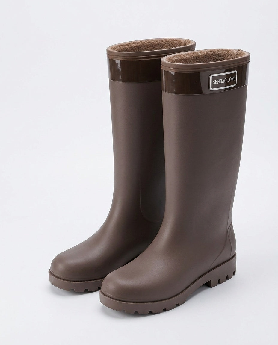 Bette | Fleece Lined Waterproof Wellington Boots