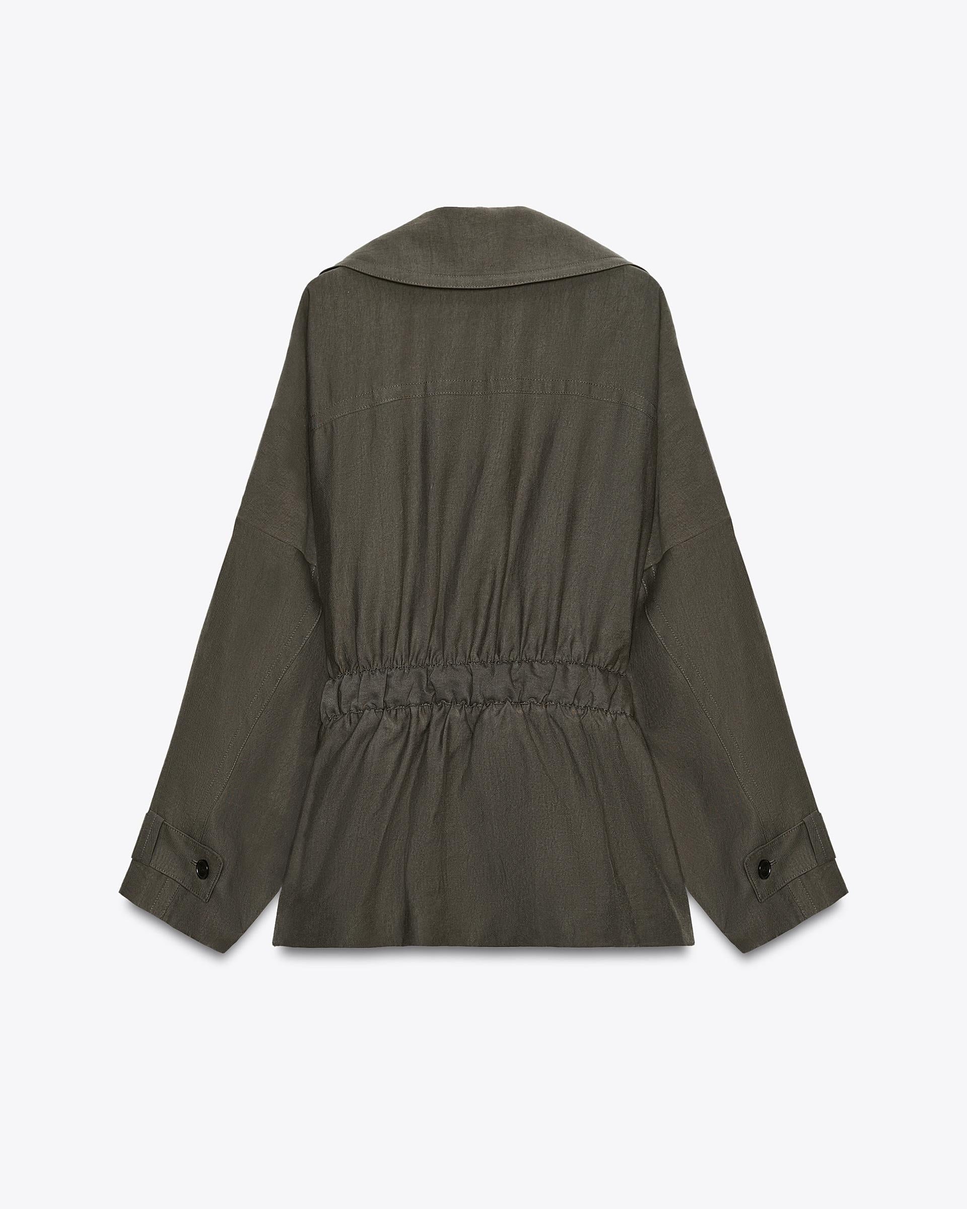 Marley | Belted Lapel Long Sleeve Jacket