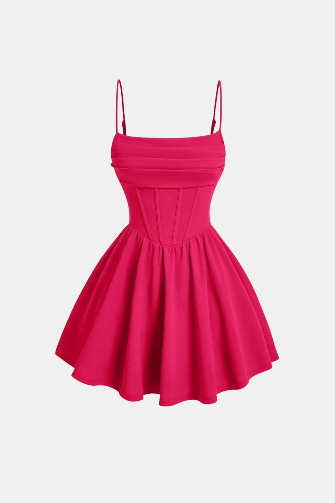 Ximena | Corset Panel Ruched Bust Mini Dress