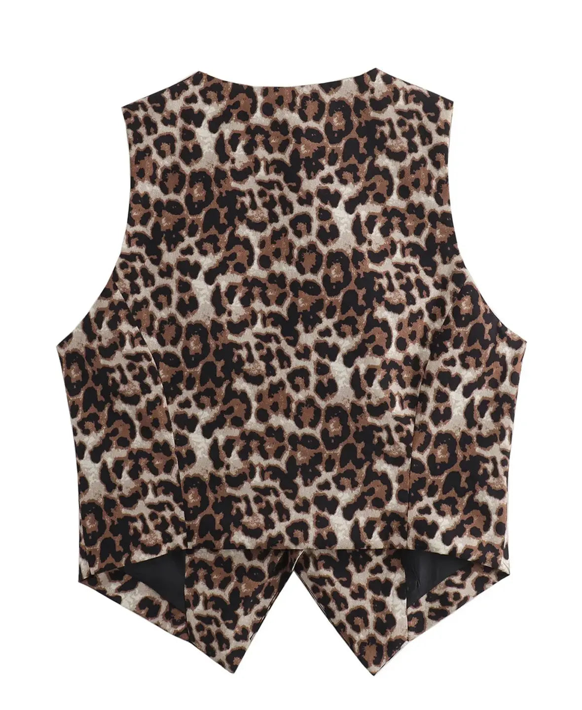 Cleo | Leopard Print Sleeveless Vest Top