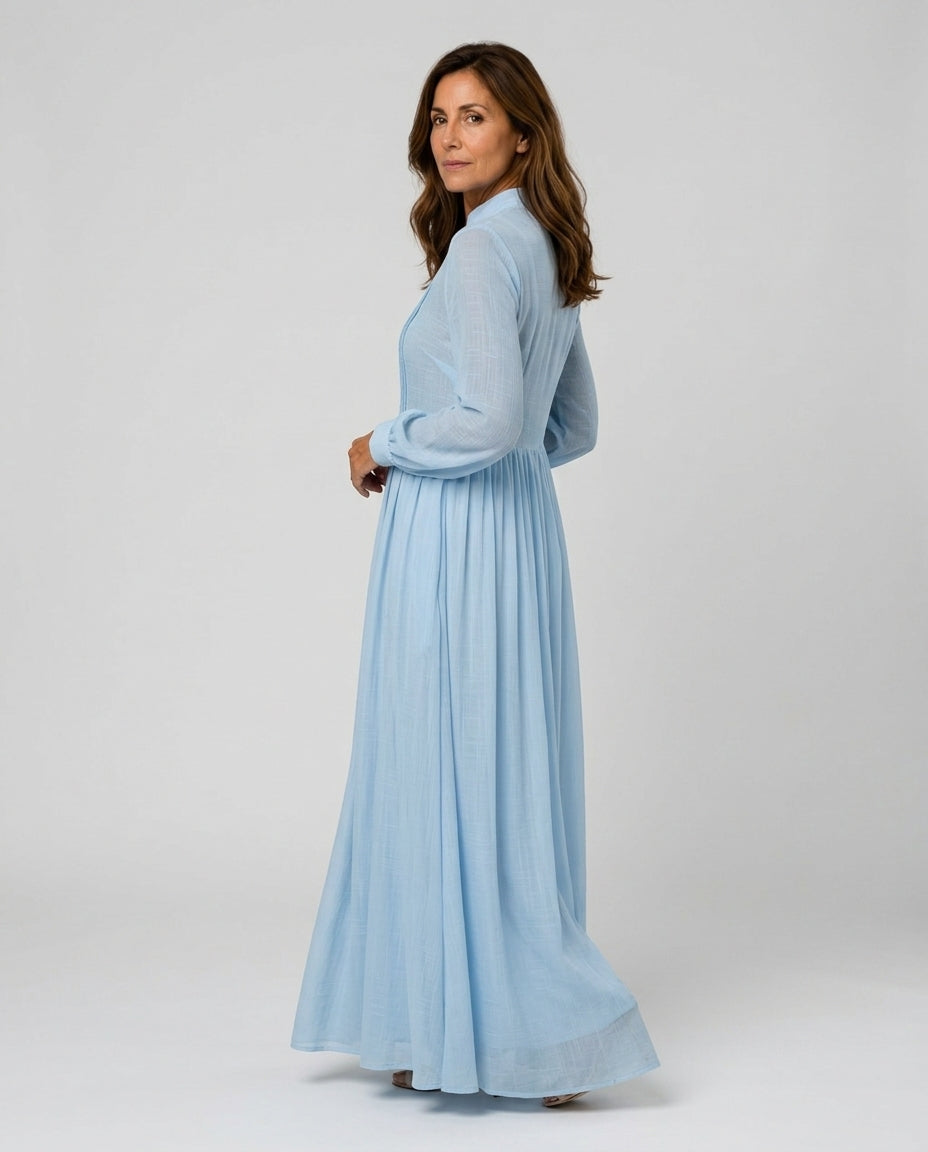 Odette | Flowy Column Maxi Dress