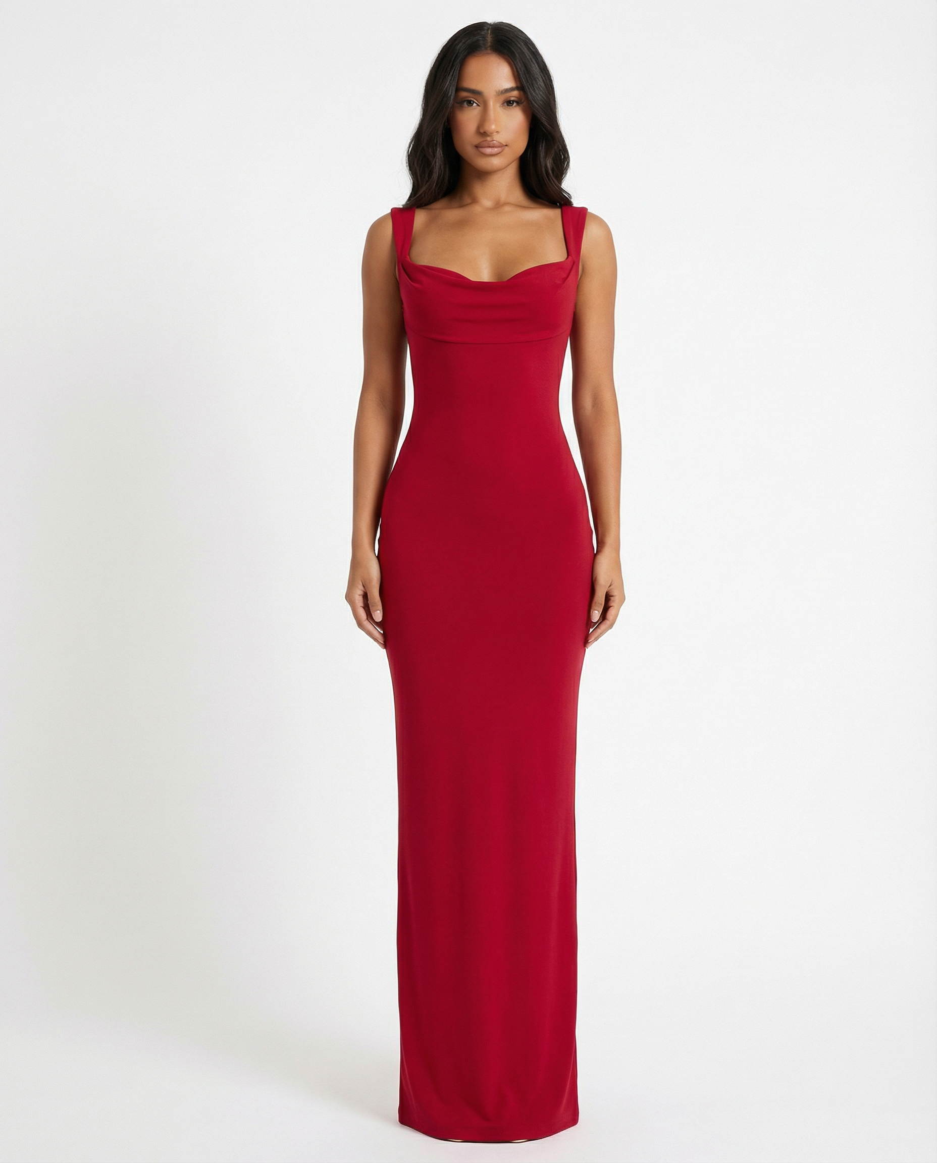 Cleo | Cowl Neck Sleeveless Maxi Dress